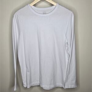 WONDER NATION Classic White Long Sleeve Shirt Youth XXL / Women Medium